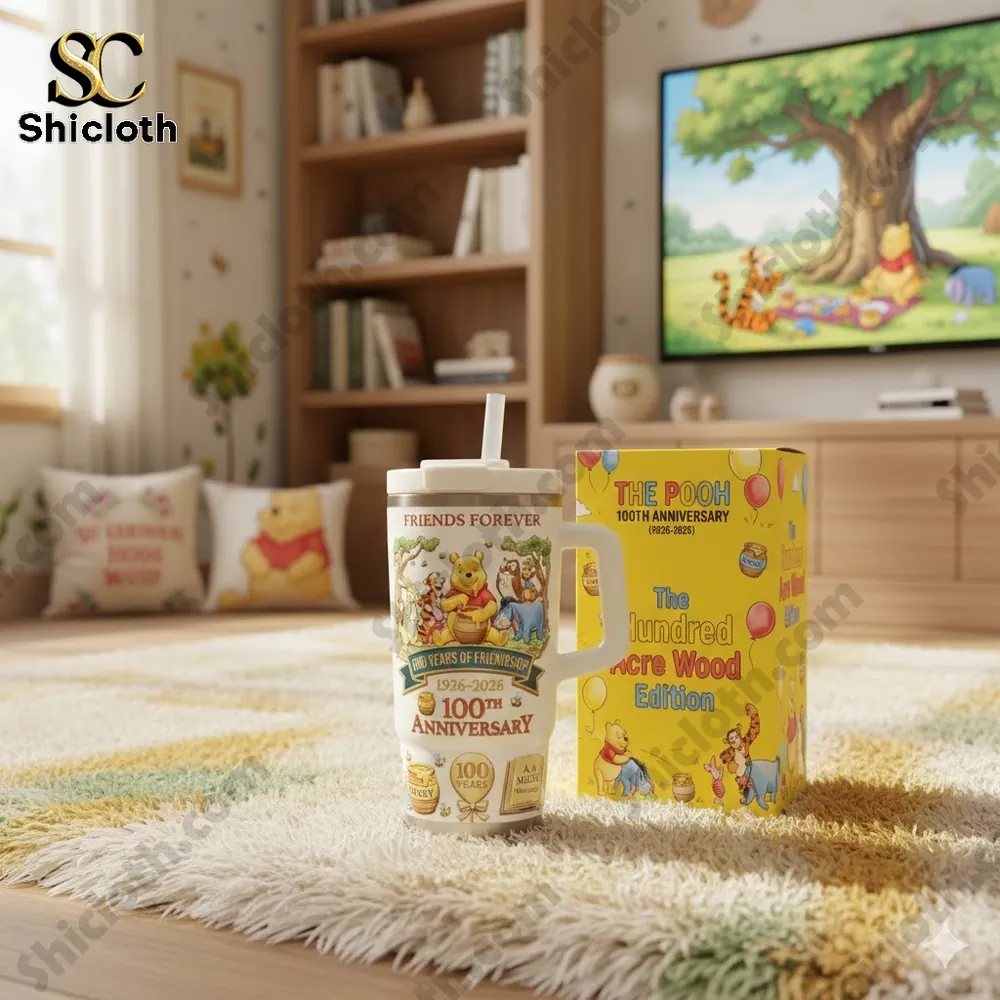 Winnie The Pooh 100Th Anniversary 2026 Stanley Tumbler