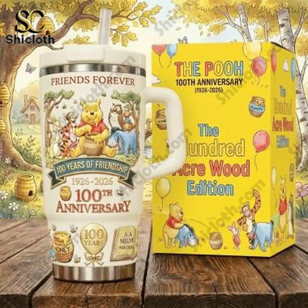 Alternative view of Winnie The Pooh 100Th Anniversary 2026 Stanley Tumbler