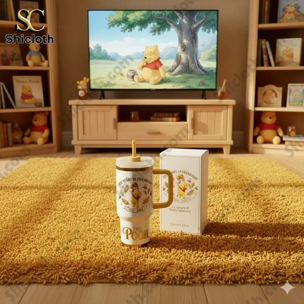 Winnie the Pooh 100th Anniversary A Century of Friendship Tumbler
