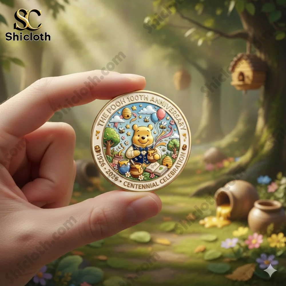 Winnie the Pooh 100th Anniversary Commemorative Coin Gift For Fans