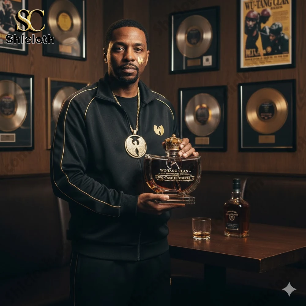 Wu-Tang Clan 35th Anniversary Whiskey Bottle