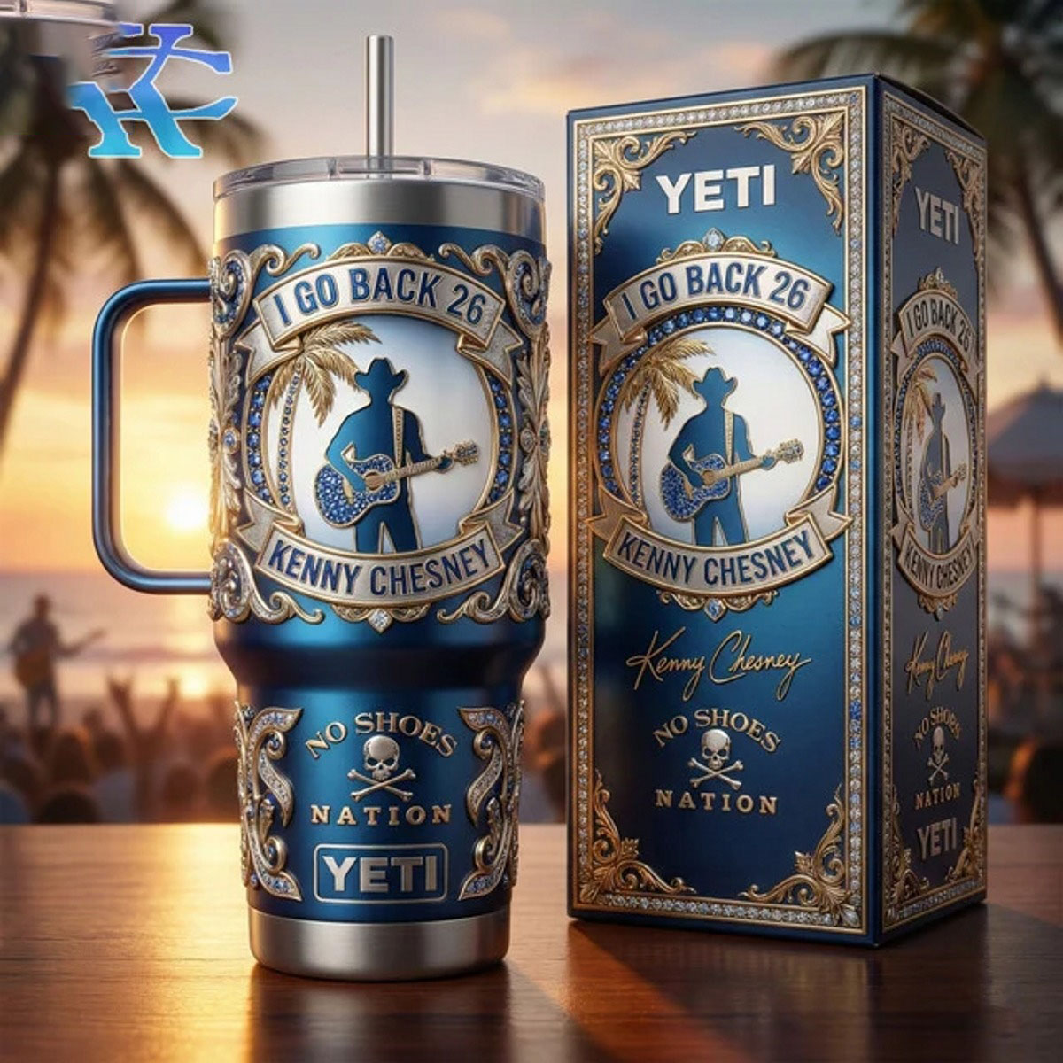 Kenny Chesney I Go Back 26 No Shoes Nation Tumbler