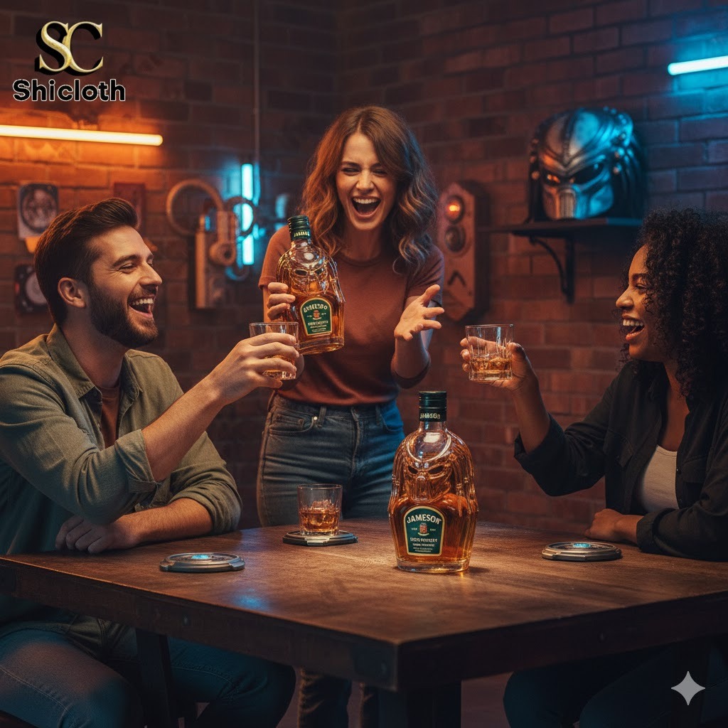 Warhammer 40,000 39th Anniversary For The Emperor Commemorative Glass 14 Predator Crown Royal Bottle