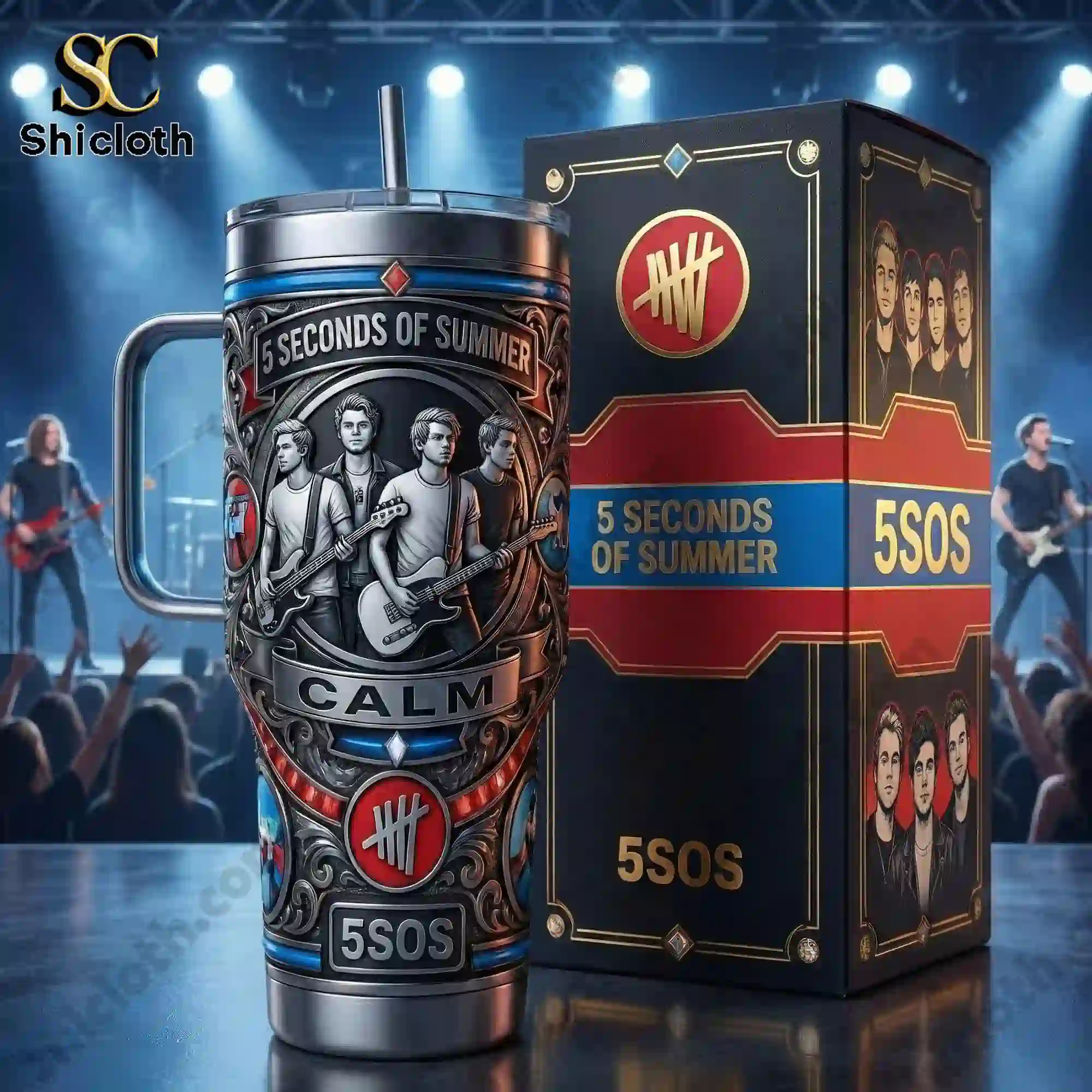 Alternative view of 5 Seconds Of Summer Calm Tumbler