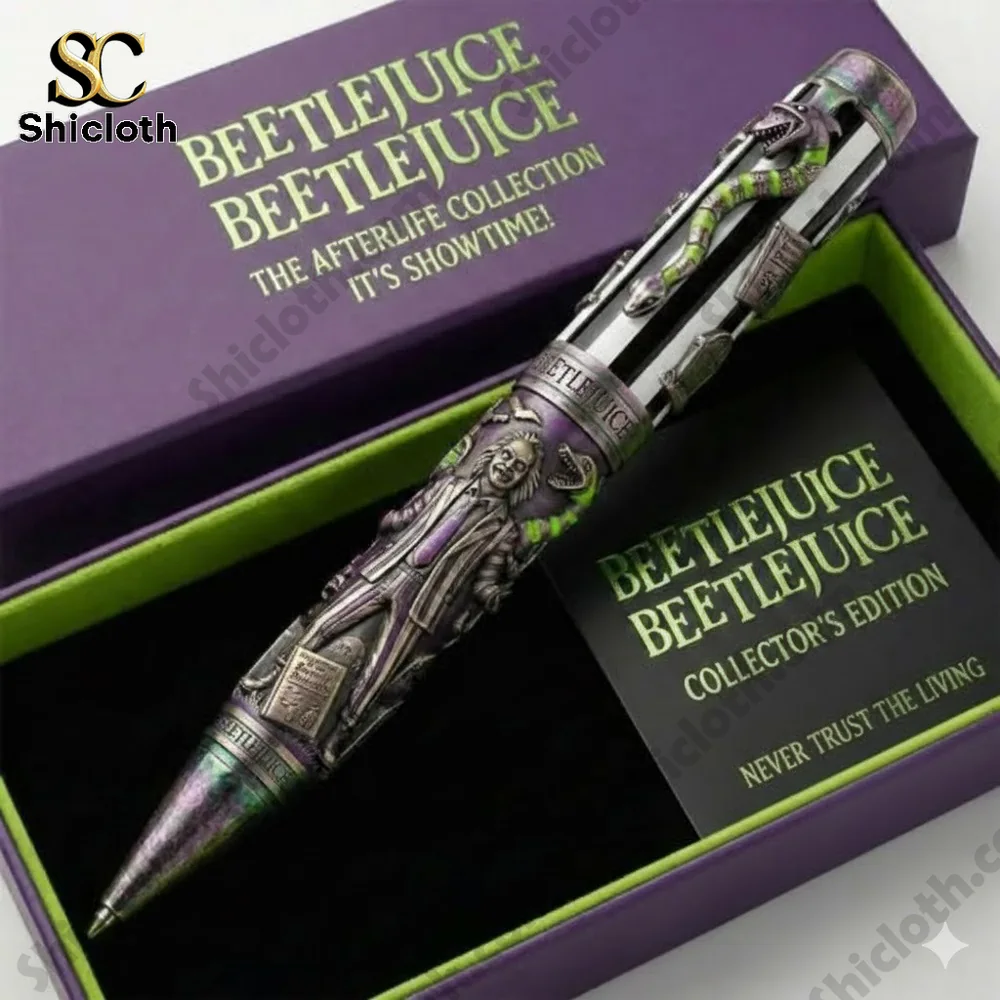 Detailed fantasy themed pen displayed inside a collector gift box!