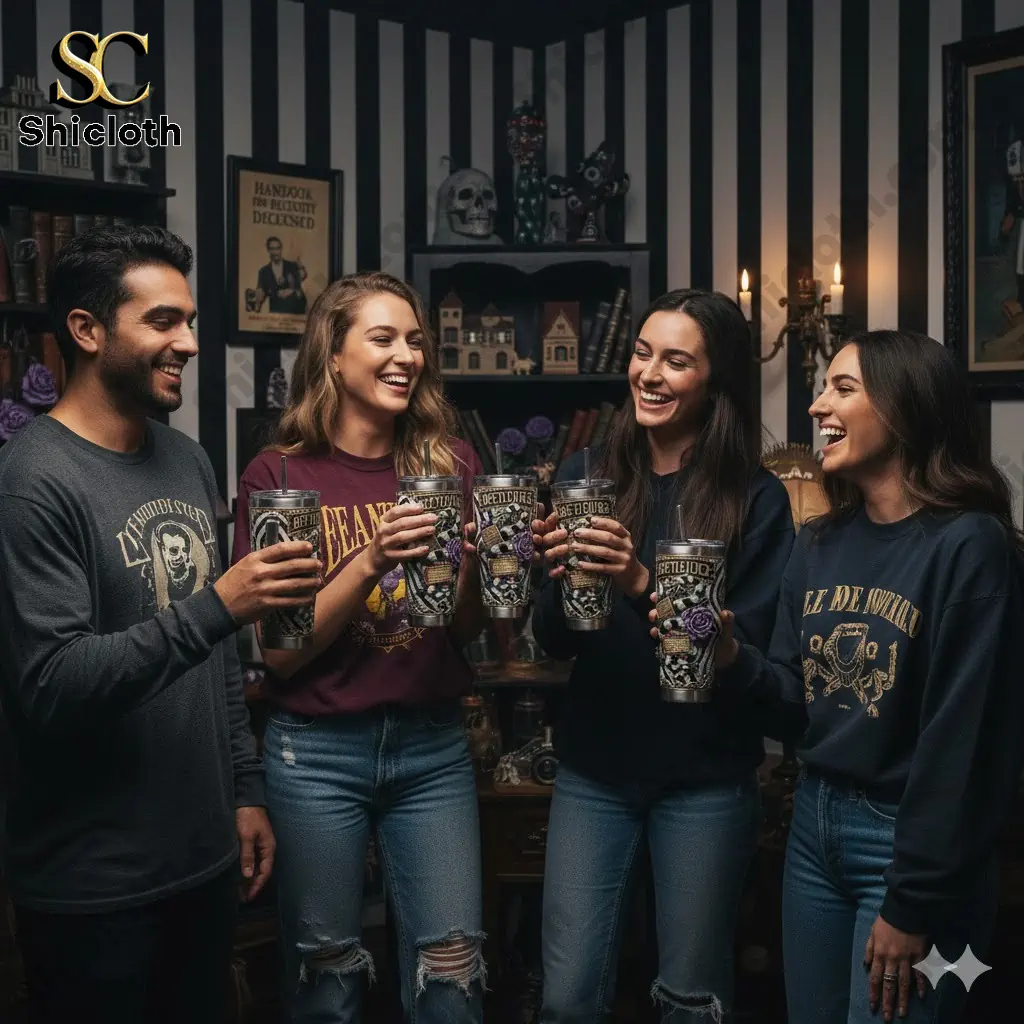 Beetlejuice Handbook For The Recently Deceased Premium Gothic Travel Tumbler