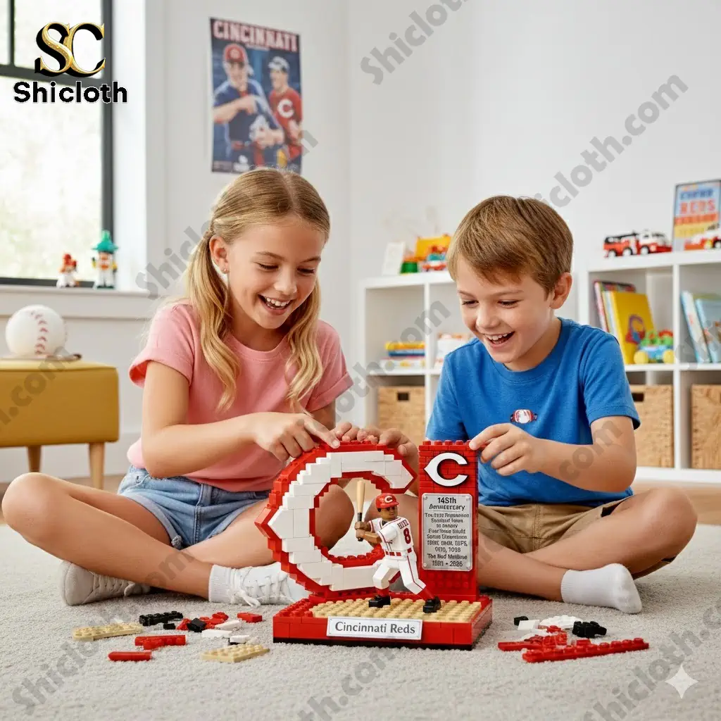 Cincinnati Reds 145th Anniversary Brick Set