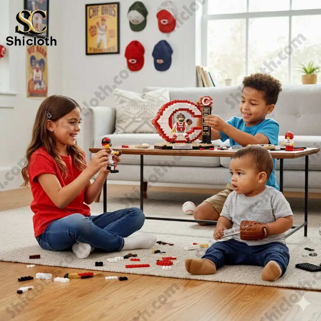 Cincinnati Reds Five Time World Champions Brick Set