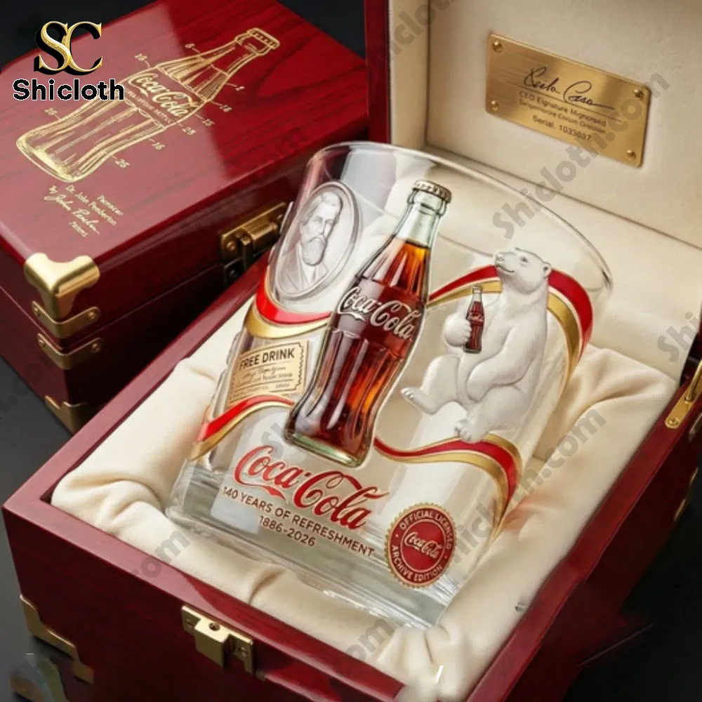 Alternative view of Coca Cola 140Th Anniversary Archive Edition Whiskey Glass