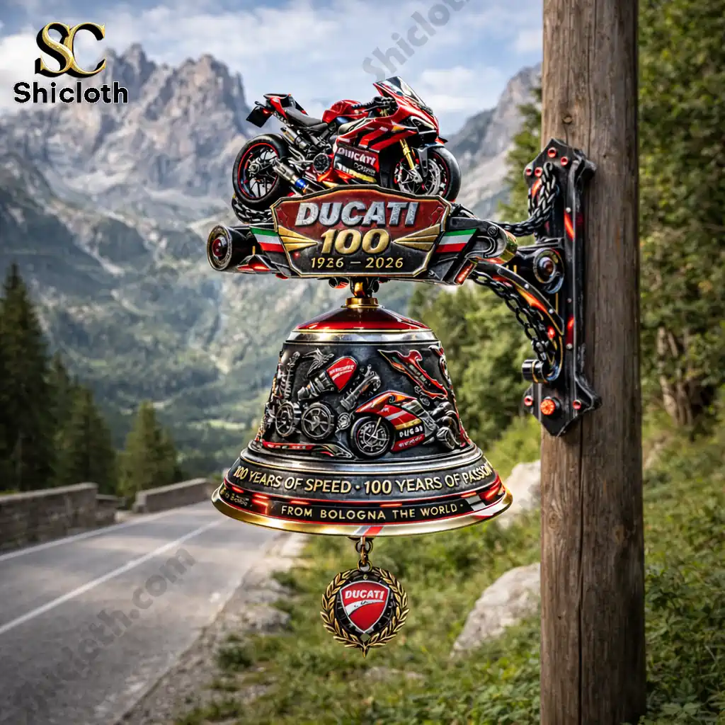 Alternative view of DUCATI 100th Anniversary ? Century of Speed Collector Bell
