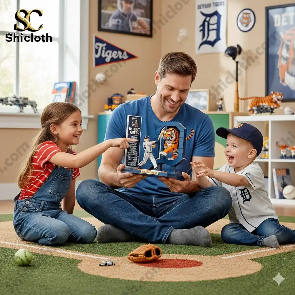 Detroit Tigers 125th Anniversary Collector?s Building Set ? Al Kaline #6 Edition