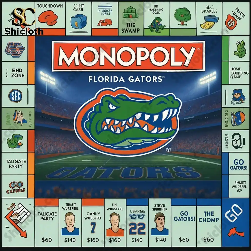 Florida Gators Limited Edition Monopoly Board Game 3 Florida Gators Limited Edition Monopoly Board Game - Image 3