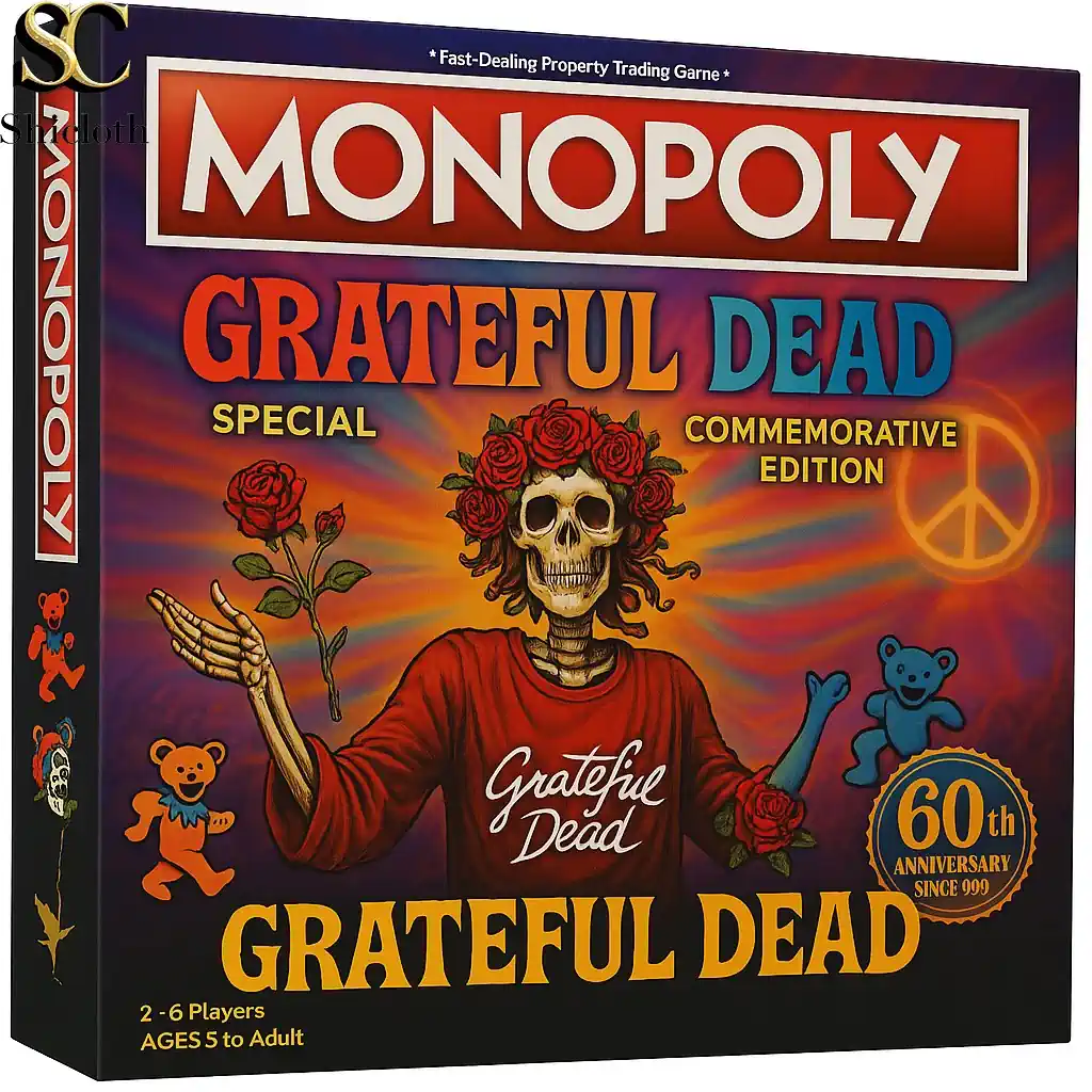 Alternative view of Grateful Dead 60th Anniversary Special Commemorative Edition Monopoly 2026