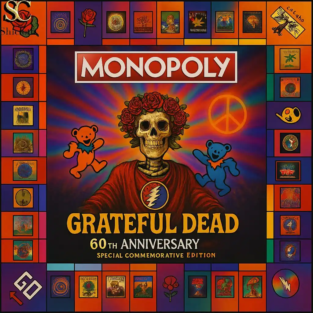 Grateful Dead 60th Anniversary Special Commemorative Edition Monopoly 2026 3 Grateful Dead 60th Anniversary Special Commemorative Edition Monopoly 2026 - Image 3