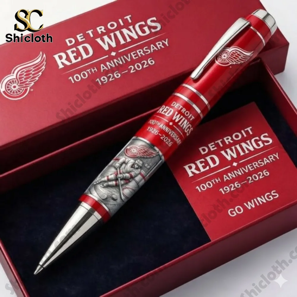 Detroit Red Wings anniversary pen in elegant gift box!