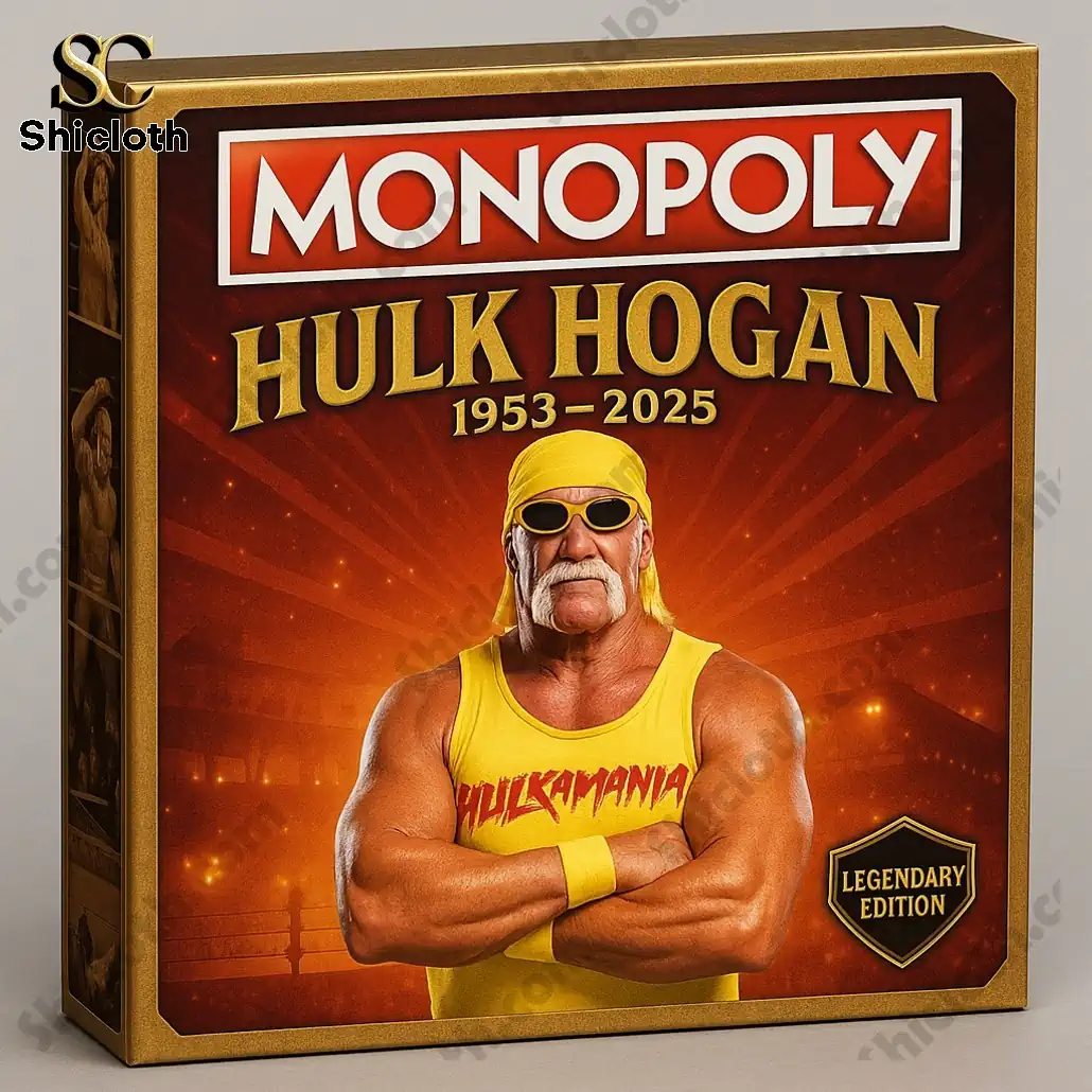 Alternative view of Hulk Hogan 1953-2025 Commemorative Edition Monopoly Game