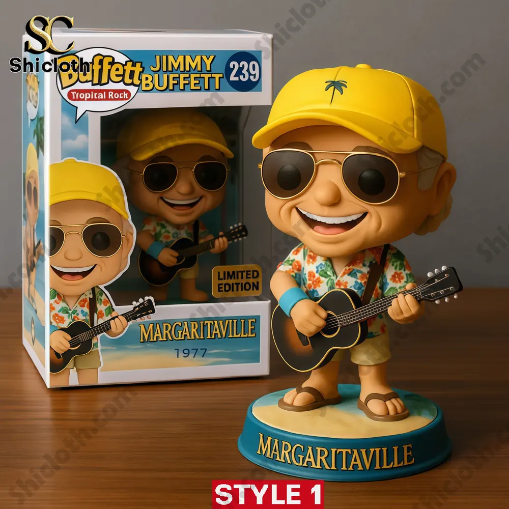 Jimmy Buffett Fins Collectible 3D Figure Decor Home