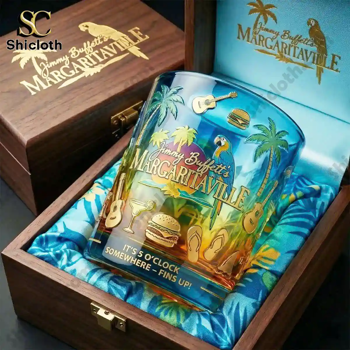 Alternative view of Jimmy Buffett's Margaritaville Whiskey Glass