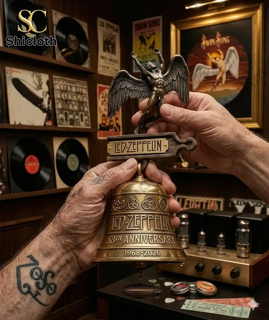 Led Zeppelin 58th Anniversary 1968-2026 Wall Doorbell