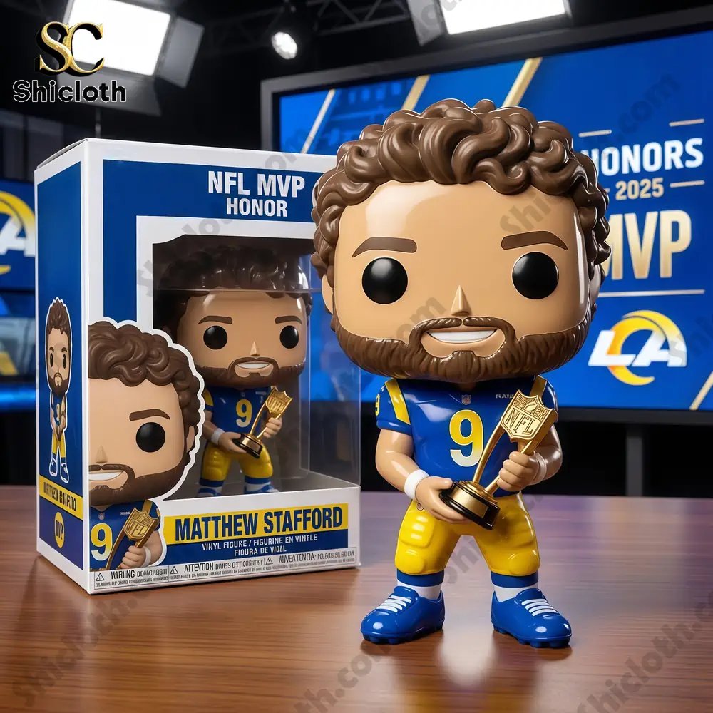 Alternative view of Los Angeles Rams Matthew Stafford 2025 NFL MVP Honor Doll