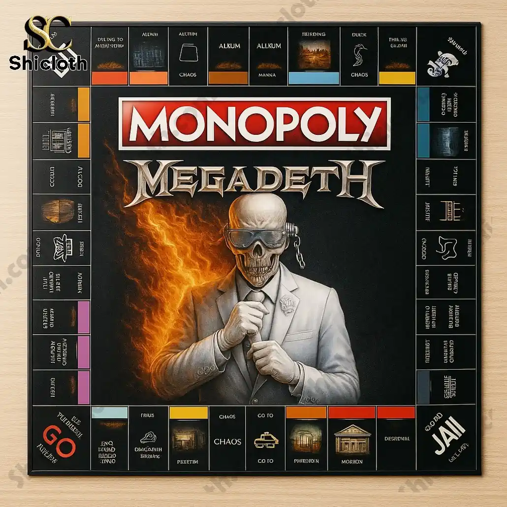 Megadeth's Final Tour Monopoly Board Game 2026 3 Megadeth's Final Tour Monopoly Board Game 2026 - Image 3