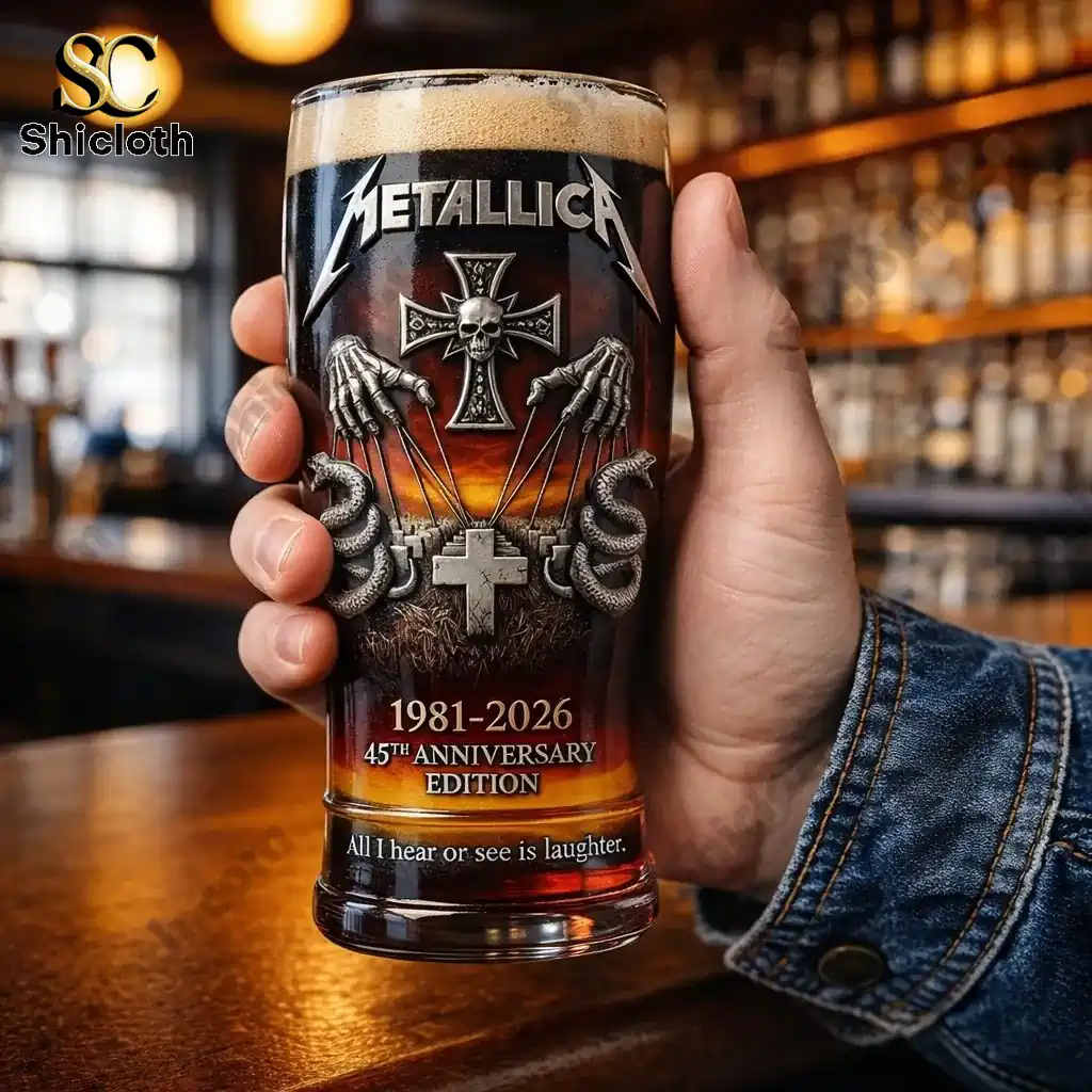 Alternative view of Metallica 45th Anniversary Edition Beer Glass