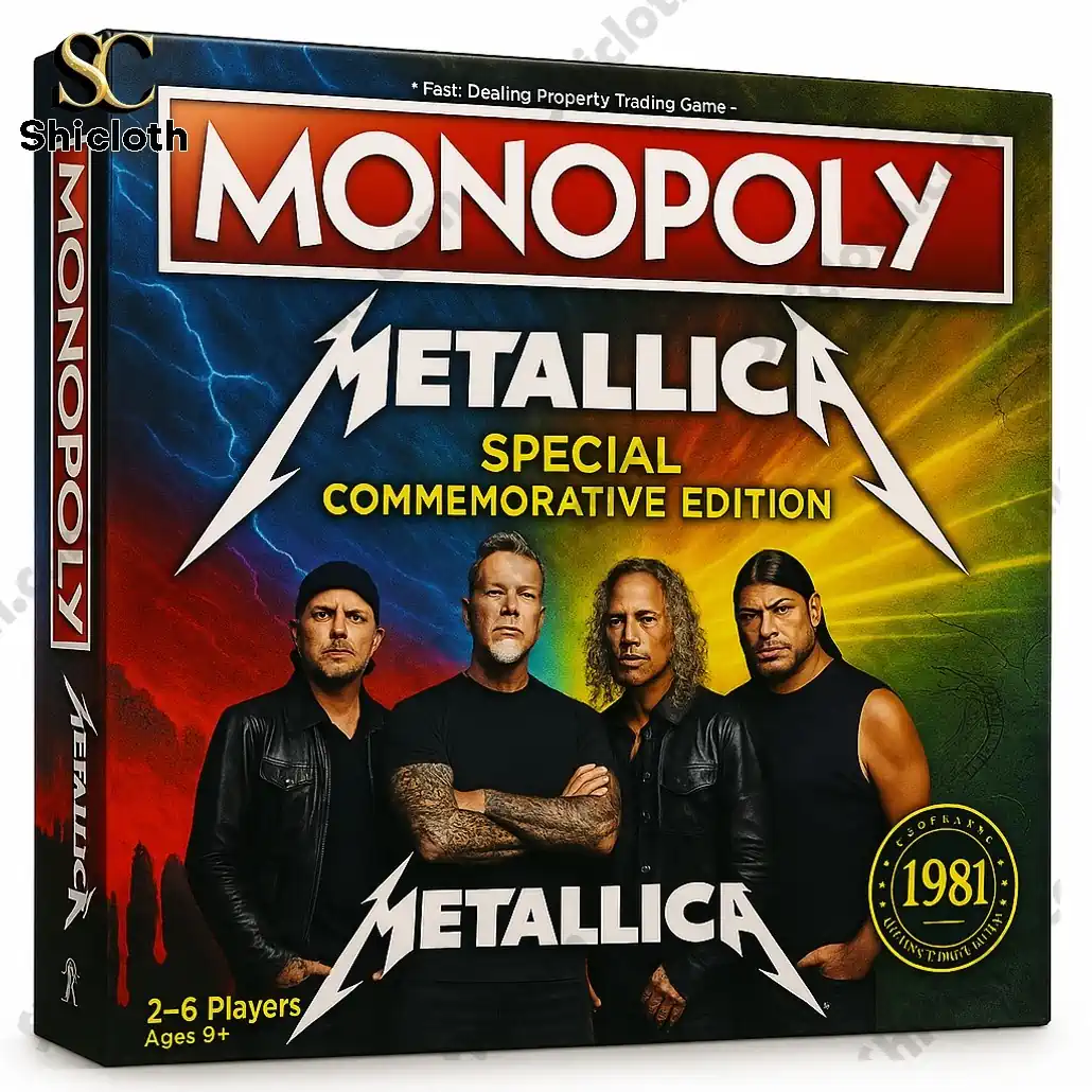Metallica Special Commemorative Edition Monopoly Board Game 2026 3 Metallica Special Commemorative Edition Monopoly Board Game 2026 - Image 3