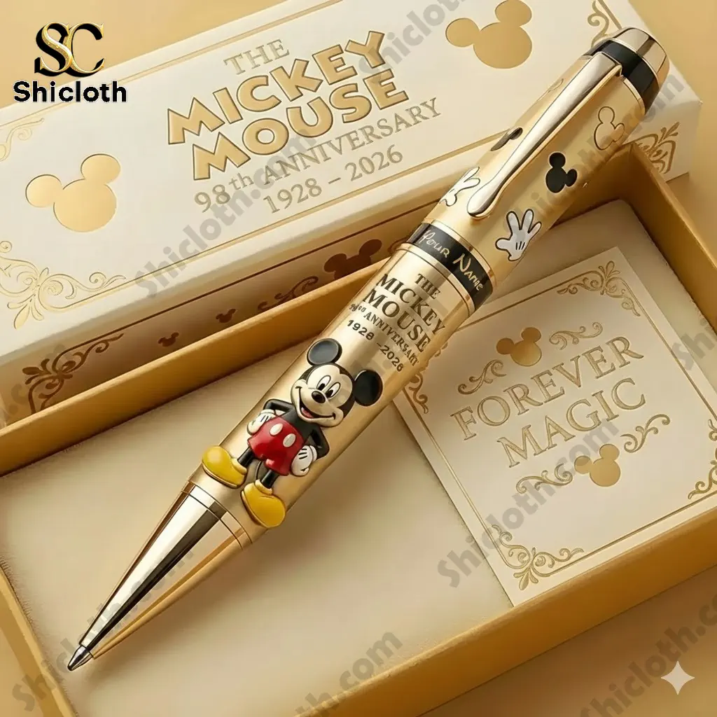 Mickey Mouse 98th Anniversary Shiclothg pen in luxury gift box