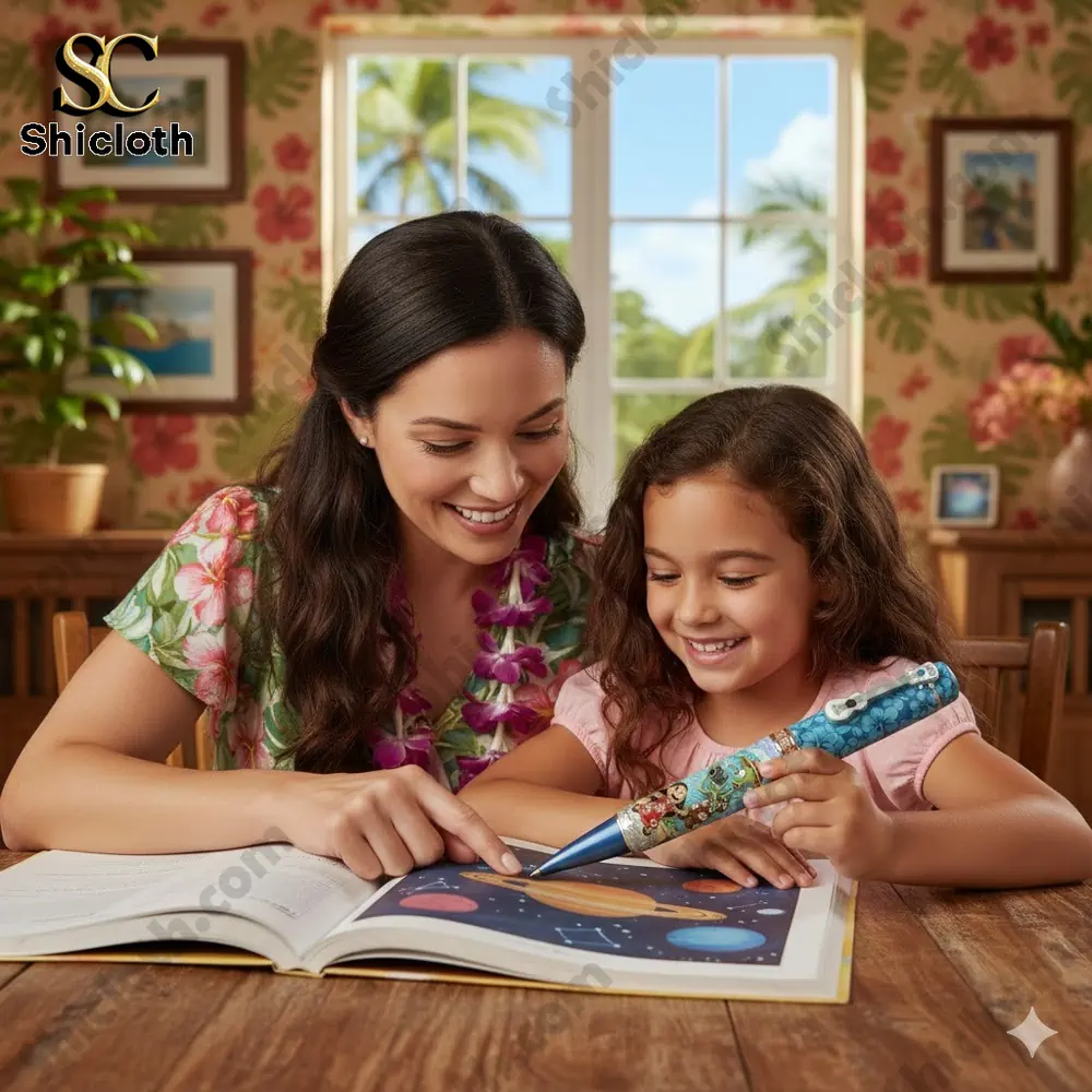 Mike Garage Built Not Bought Pen 70 Mother and daughter learning with Lilo and Stitch anniversary pen!