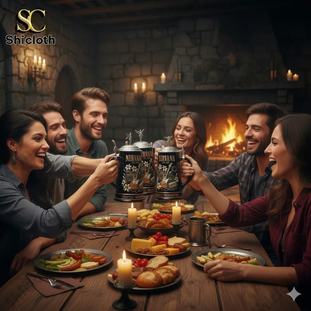 Nirvana Band Beer Stein