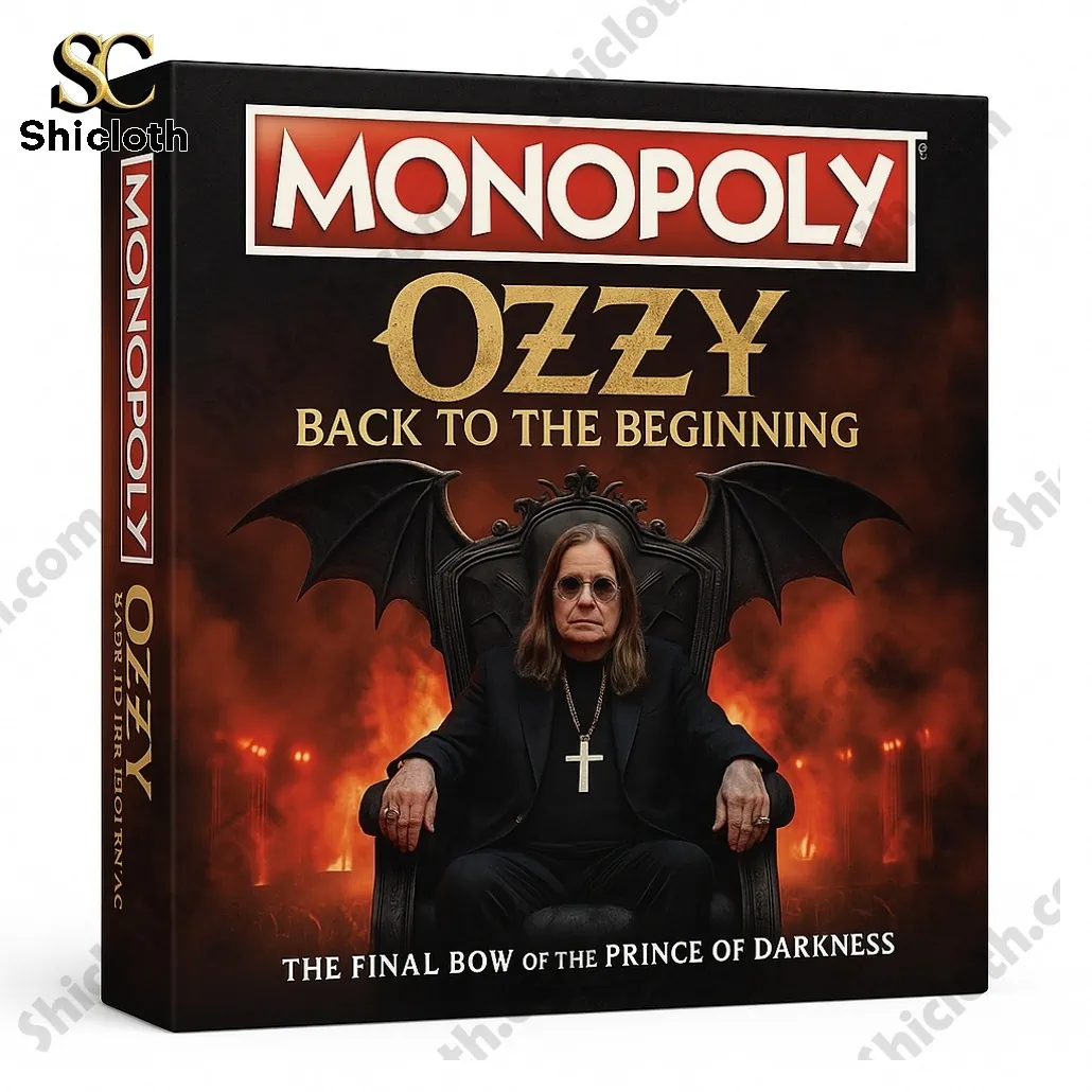 Alternative view of Ozzy Osbourne Back to the Beginning Edition Monopoly Game