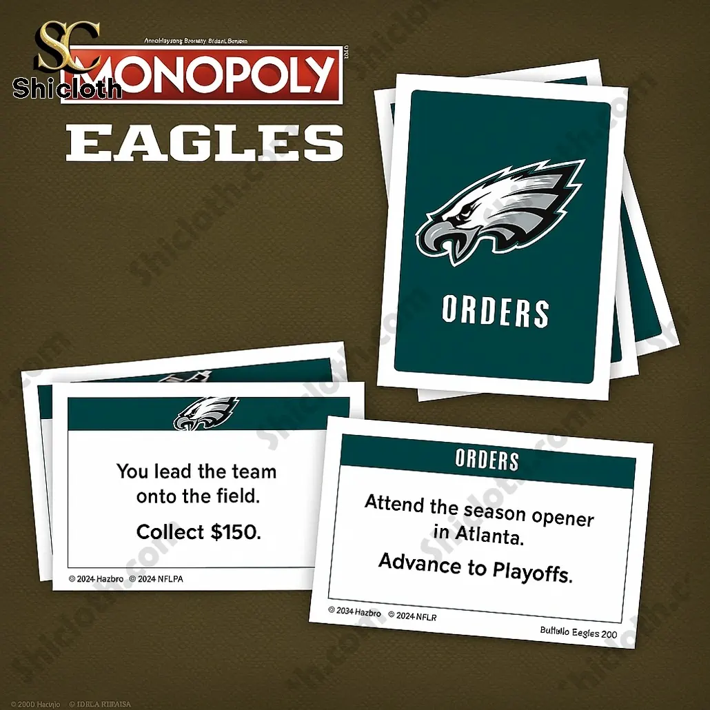 Philadelphia Eagles Monopoly Board Game 3 Philadelphia Eagles Monopoly Board Game - Image 3