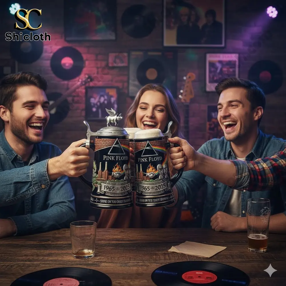Pink Floyd 60 Years Of Legacy Diamond Anniversary Commemorative Beer Stein