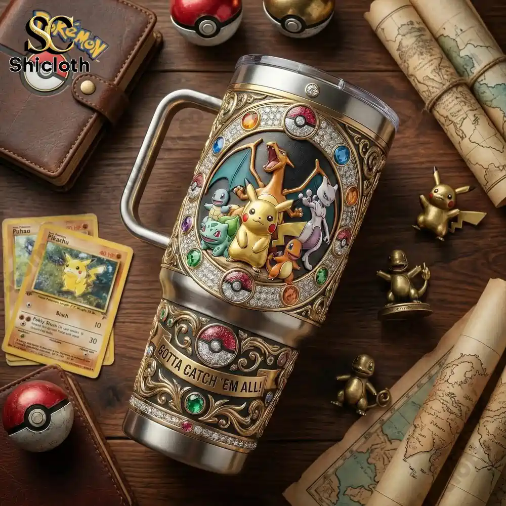 Alternative view of Pokemon 30Th Anniversary YETI Tumbler