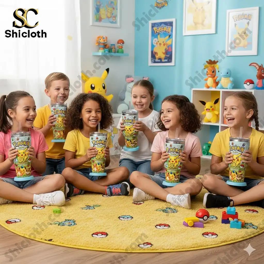 Pokemon 30th Anniversary 1996-2026 Custom Name Tumbler