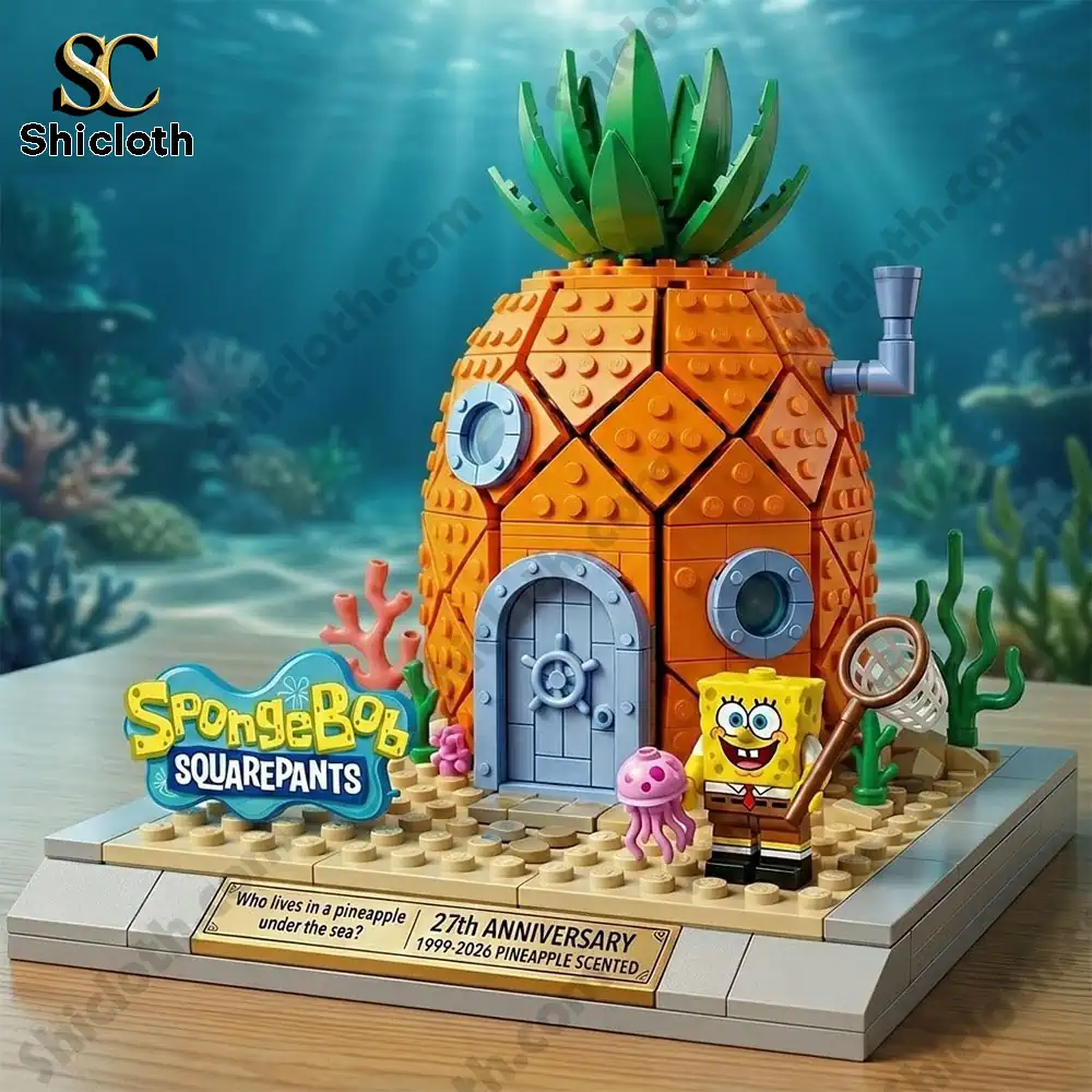 Alternative view of Spongebob 27Th Anniversary Pineapple House Brick Block Set 2026