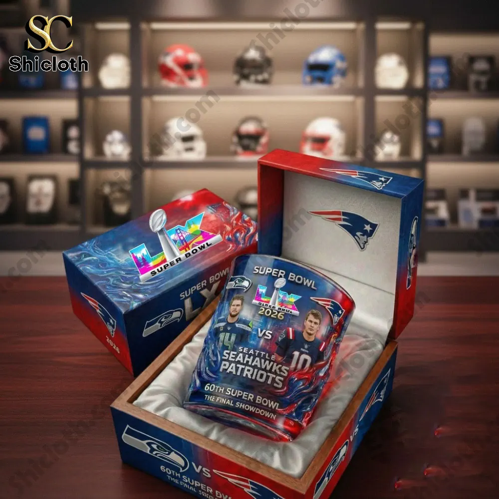 Alternative view of Super Bowl Lx 2026 Souvenir Whiskey Glass