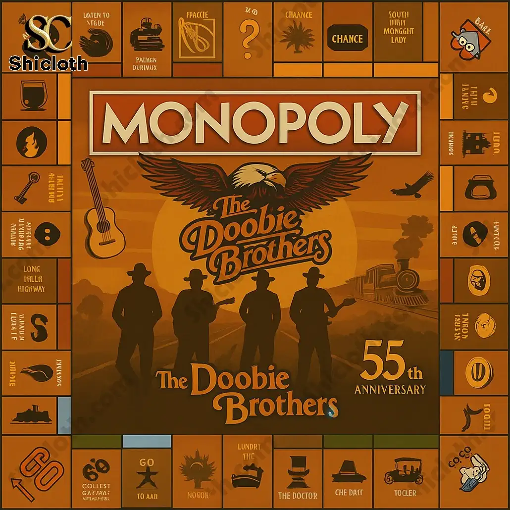 The Doobie Brothers 55th Anniversary Edition Monopoly Game 3 The Doobie Brothers 55th Anniversary Edition Monopoly Game - Image 3