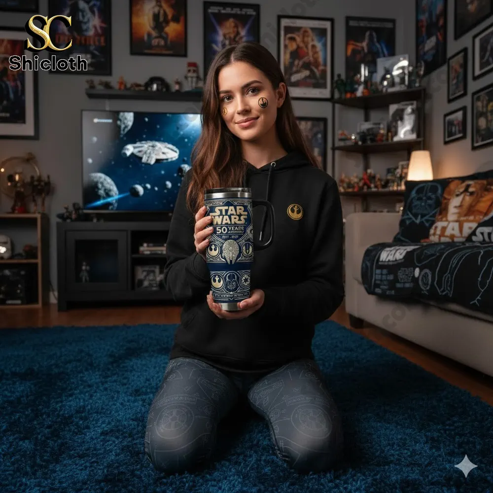 The Force Star Wars 50 Years Tumbler