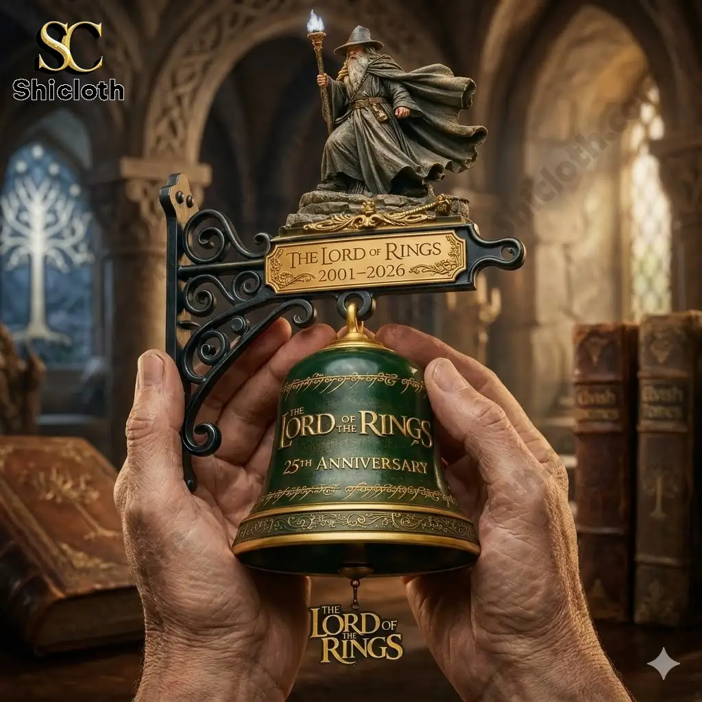 The Lord of the Rings 25th Anniversary (2001-2026) Commemorative Wall Bell