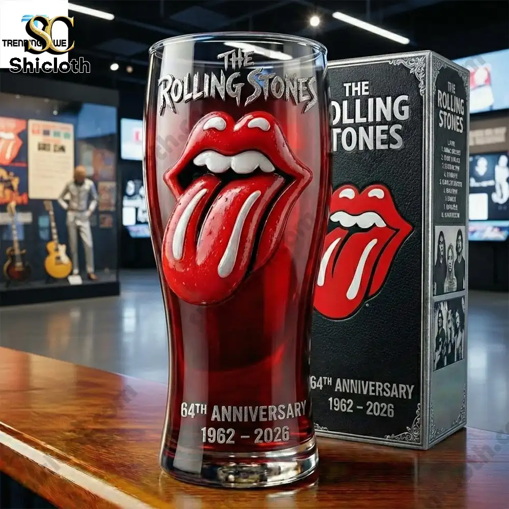 Alternative view of The Rolling Stones 64Th Anniversary Limited Edition Beer Glass