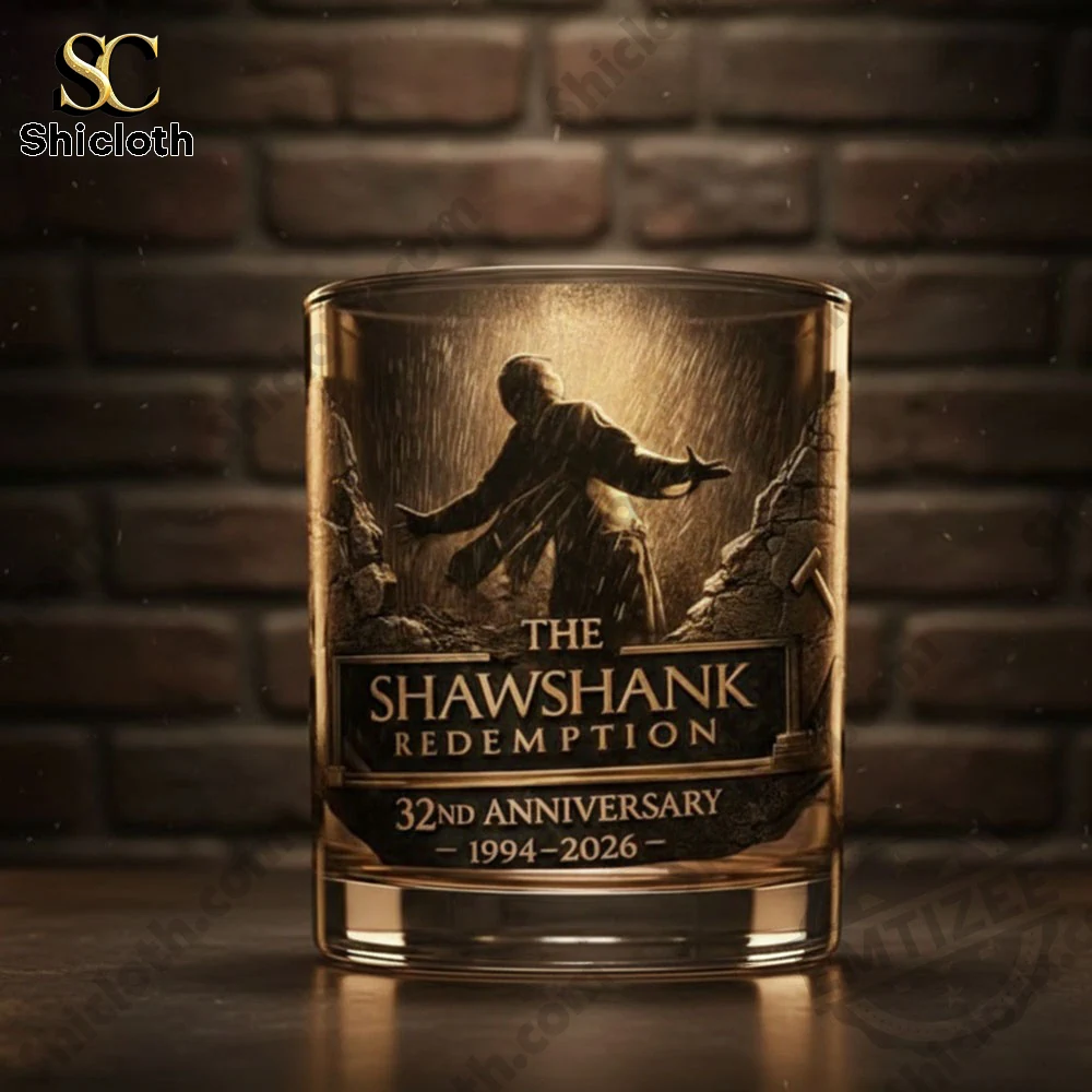 Alternative view of The Shawshank Redemption 32nd Anniversary Whiskey Glass