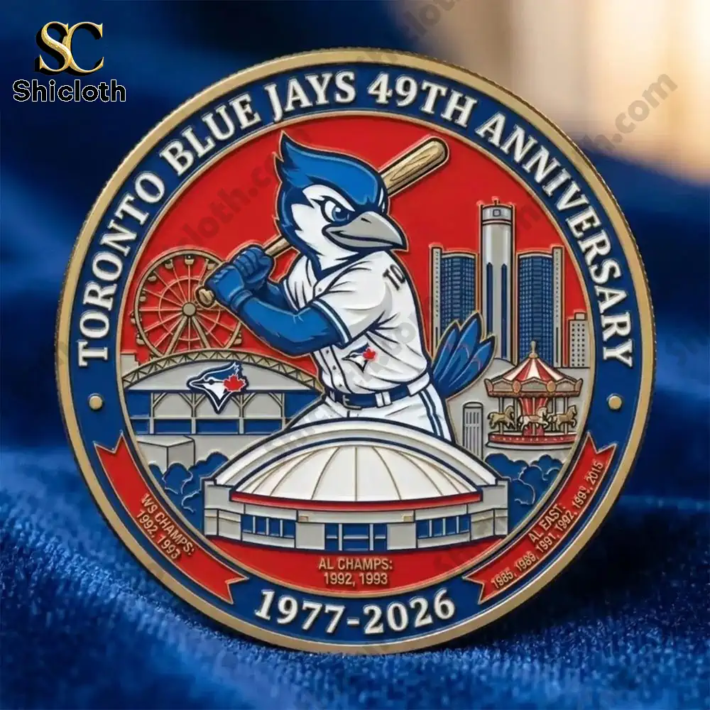 Alternative view of Toronto Blue Jays 49th Anniversary Commemorative Coin