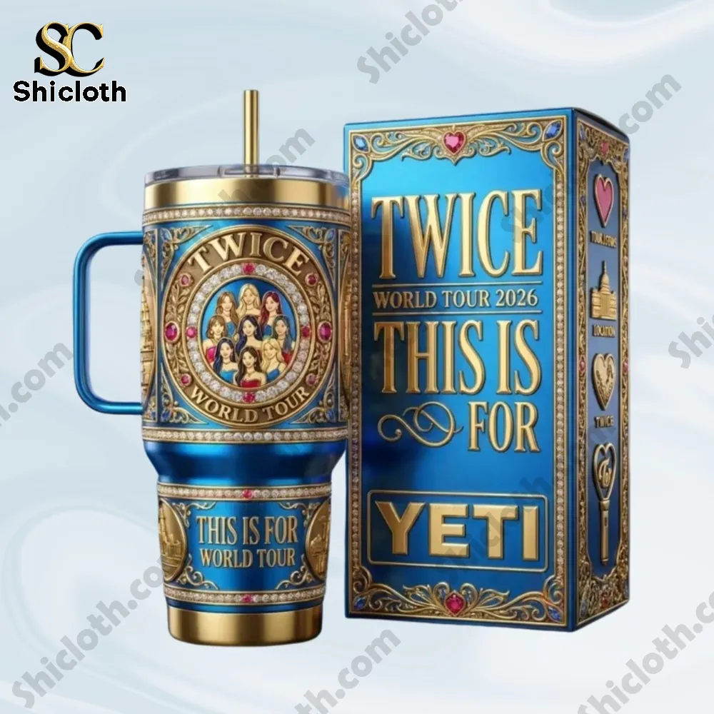 Alternative view of Twice This Is For World Tour 2026 Yeti Tumbler