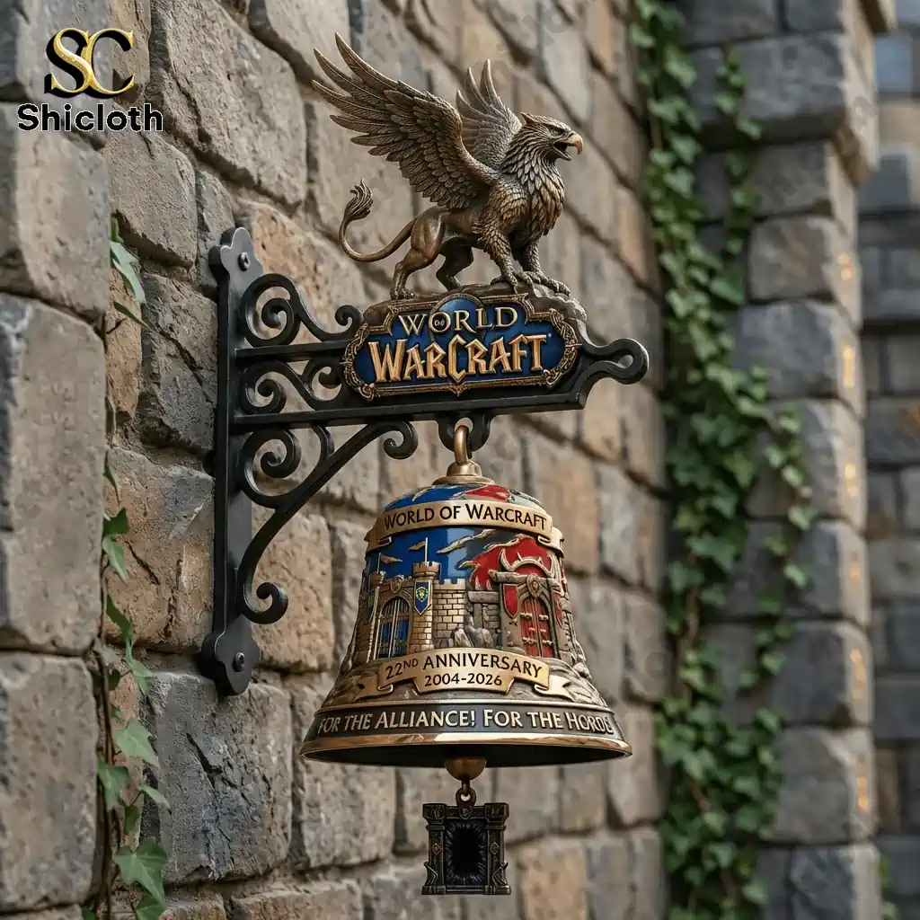 World of Warcraft 22nd Anniversary Commemorative Wall Bell
