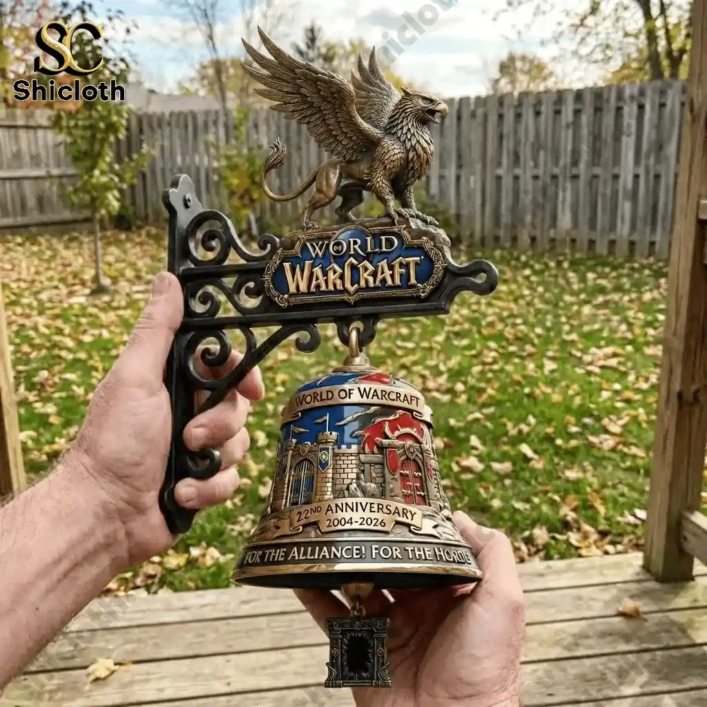 Alternative view of World of Warcraft 22nd Anniversary Commemorative Wall Bell