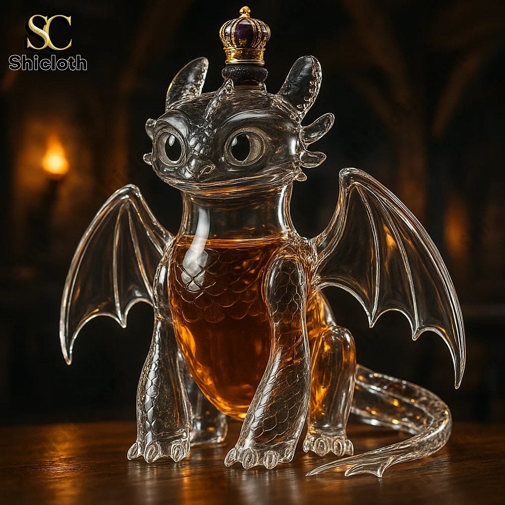 Alternative view of Toothless Crown Royal Edition Bottle