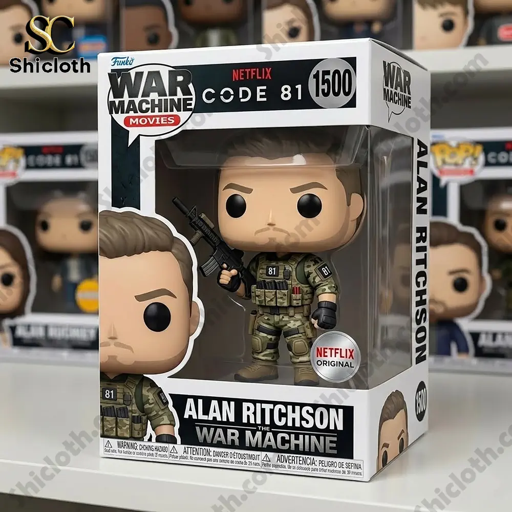 Alternative view of Alan Ritchson War Machine Code 81 Collector Edition Pop! Figure
