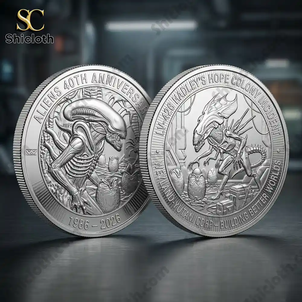 Alternative view of Aliens 40th Anniversary LV-426 Collector Coin