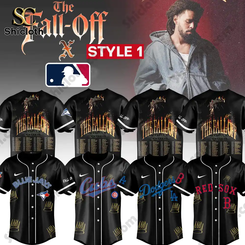 Alternative view of All Team MLB x J. Cole The Fall Off Tour 2026 Jersey